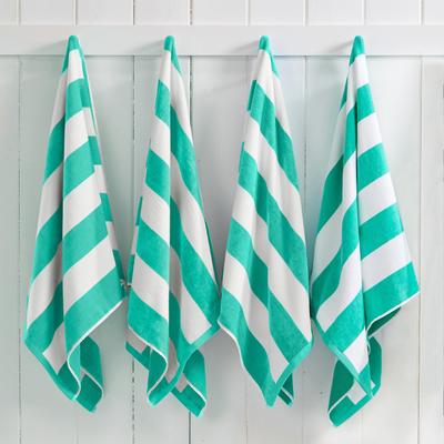 "Linery & Co. Cotton Cabana Beach Towel, 4 Pack - 30"" x 60"""