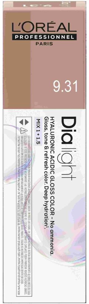 Loreal Dialight 7.31 Mittelblond Gold Asch E45113
