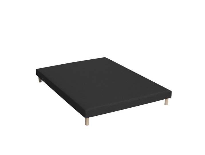 Sommier tapissier a lattes gris anthracite 160x200