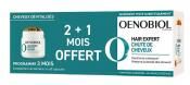Oenobiol Hair Expert Chute de Cheveux Complément Alimentaire 2 Mois + 1 Mois Offert - Lot