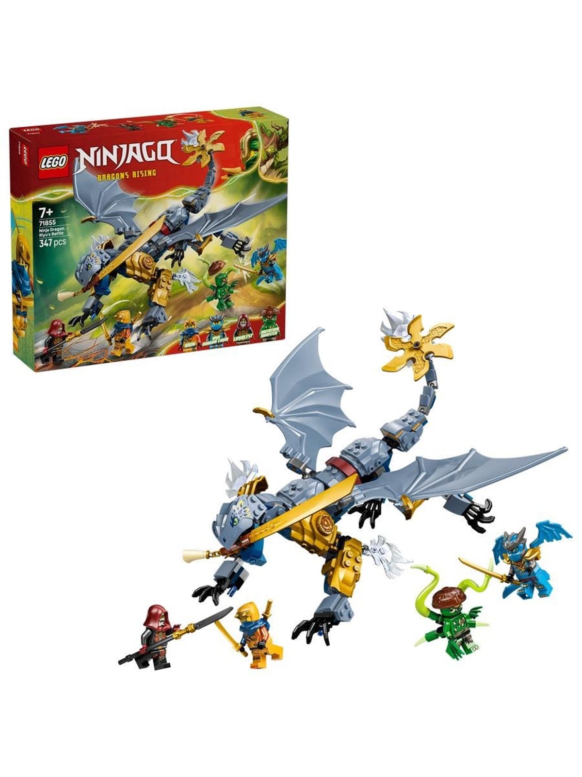 LEGO Ninjago 71855 Showdown mit dem Ninja-Drachen Riyu