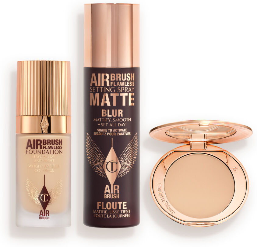 Airbrush Flawless Perfect, Blur & Set Kit - Face Kit Charlotte Tilbury 3138 Airbrush Flawless Perfect, Blur & Set Kit Size: