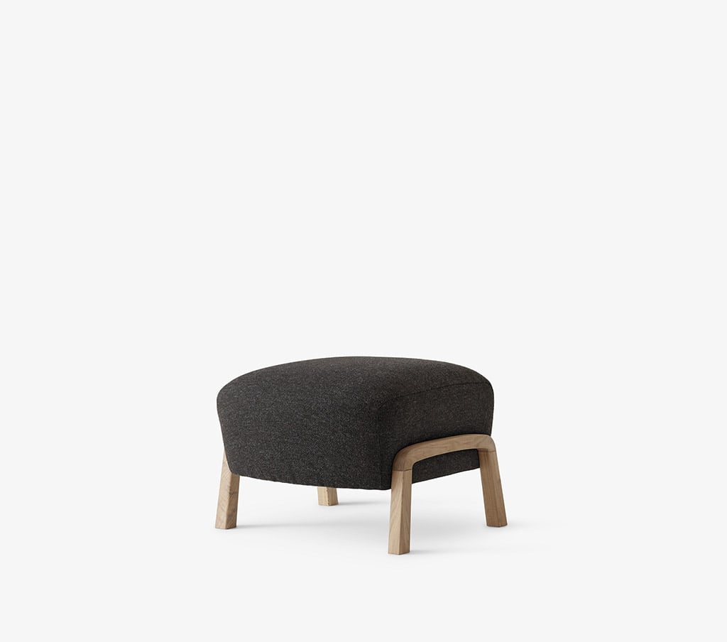 andtradition &tradition Wulff ATD3 Pouf (Gestell Eiche, Stoff Hallingdal 376) Gestell Eiche, Stoff Hallingdal 376 134435A235A016