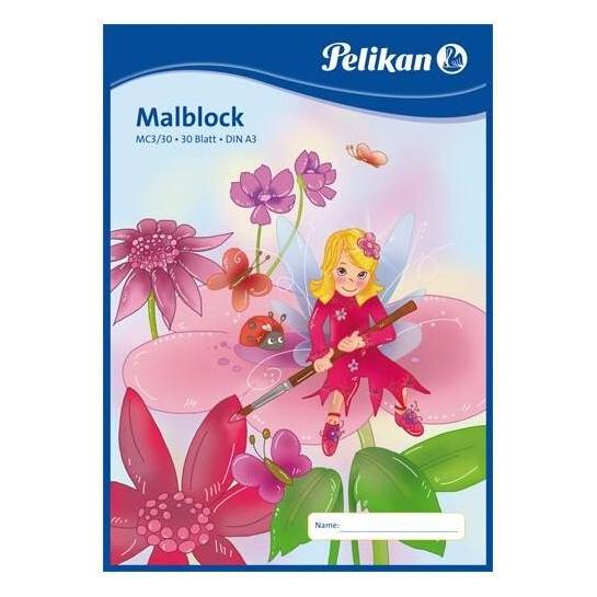Pelikan 137661 Kunstpapier 30Blätter Kunstdruckpapier (A3, Blanko) (137661)