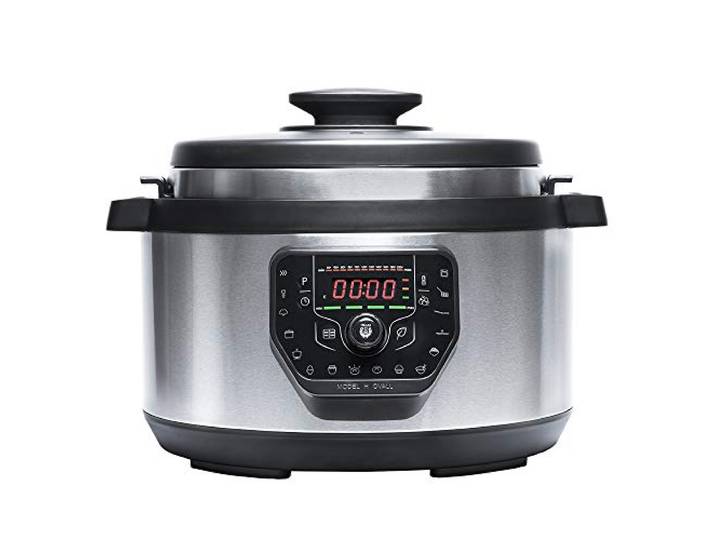 Cecotec programierbarer Schnellkochtopf GM H-Oval, inteligentes Kochen, 8 Liter, 24 Stunden programierbar, 15 Sicherheitssysteme, 90 Kpa, 19 Menüs