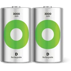 GP Batteries 2x Akku »ReCyko« Mono D 3000 mAh