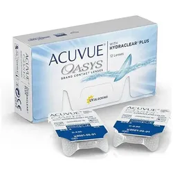 Acuvue, Kontaktlinsen, Oasys (-3, 2-Wochen Linse, 12 Stk., Sphärisch)