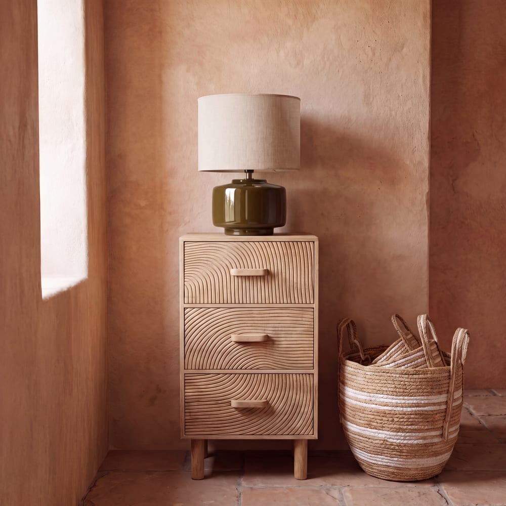 Maisons du Monde Cajonera pequeña de 3 cajones