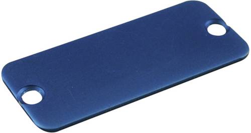 Hammond Electronics 1455RALBU-10 Endplatte Aluminium Blau