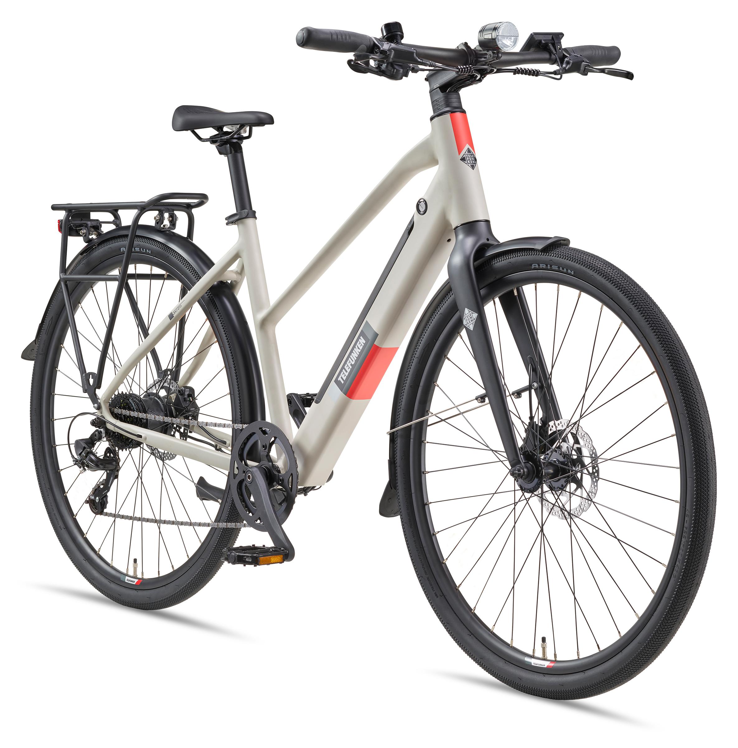 Telefunken Urban E-Bike Damen UH210 28 Zoll Hinterradmotor 7-Gang Kettenschaltung