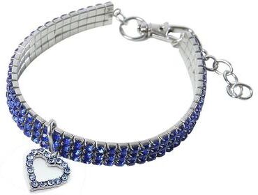 Uplift Treasures Adjustable Anti Strangling Pet Collar blue l 11.81 In