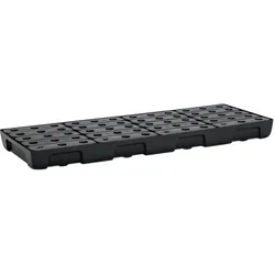 Cemo, Zubehör Lagereinrichtung, Auffangwanne 36l L1295xB495xH95mm PE m.PE-Rost u.Leckanzeiger