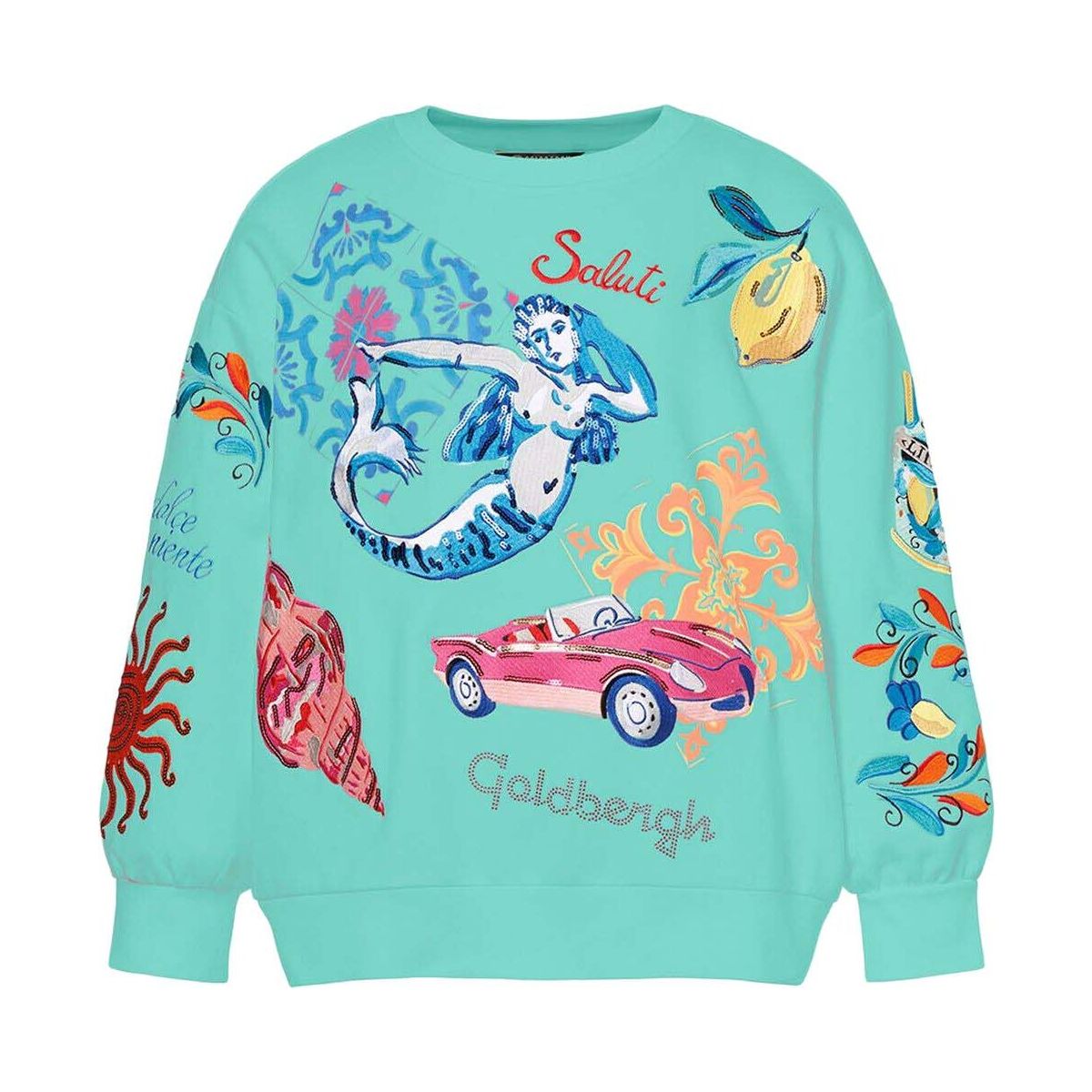 Goldbergh Seraphina Sweater cool turchese (6660) S GB38023261-6660-S