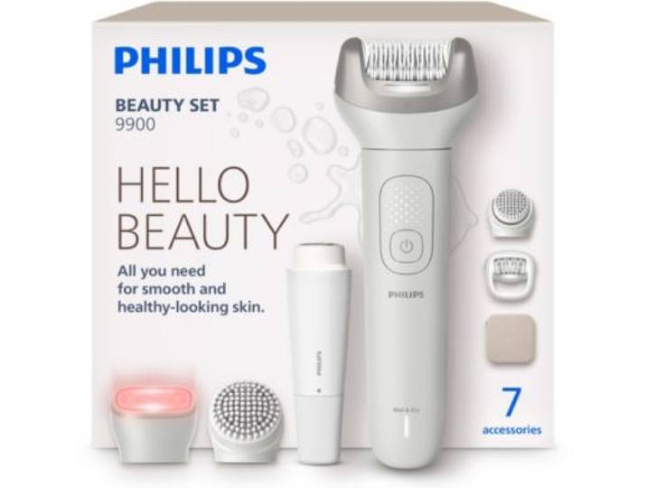 Philips - Epilateur Électrique Bre738/00 Kit Bien-Etre