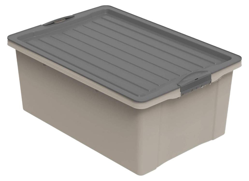 Stapelbox Compact Eco Rotho DIN A3, 38 liter, cappuccino kleur