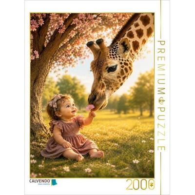 CALVENDO Puzzle Ein Geschenk von Herzen | 2000 Teile Lege-Größe 90x67cm Foto-Puzzle für glückliche Stunden