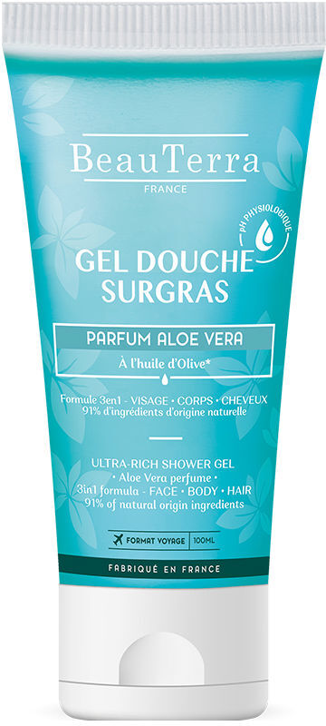 Beauterra Aloe Vera gel de ducha 100 ml
