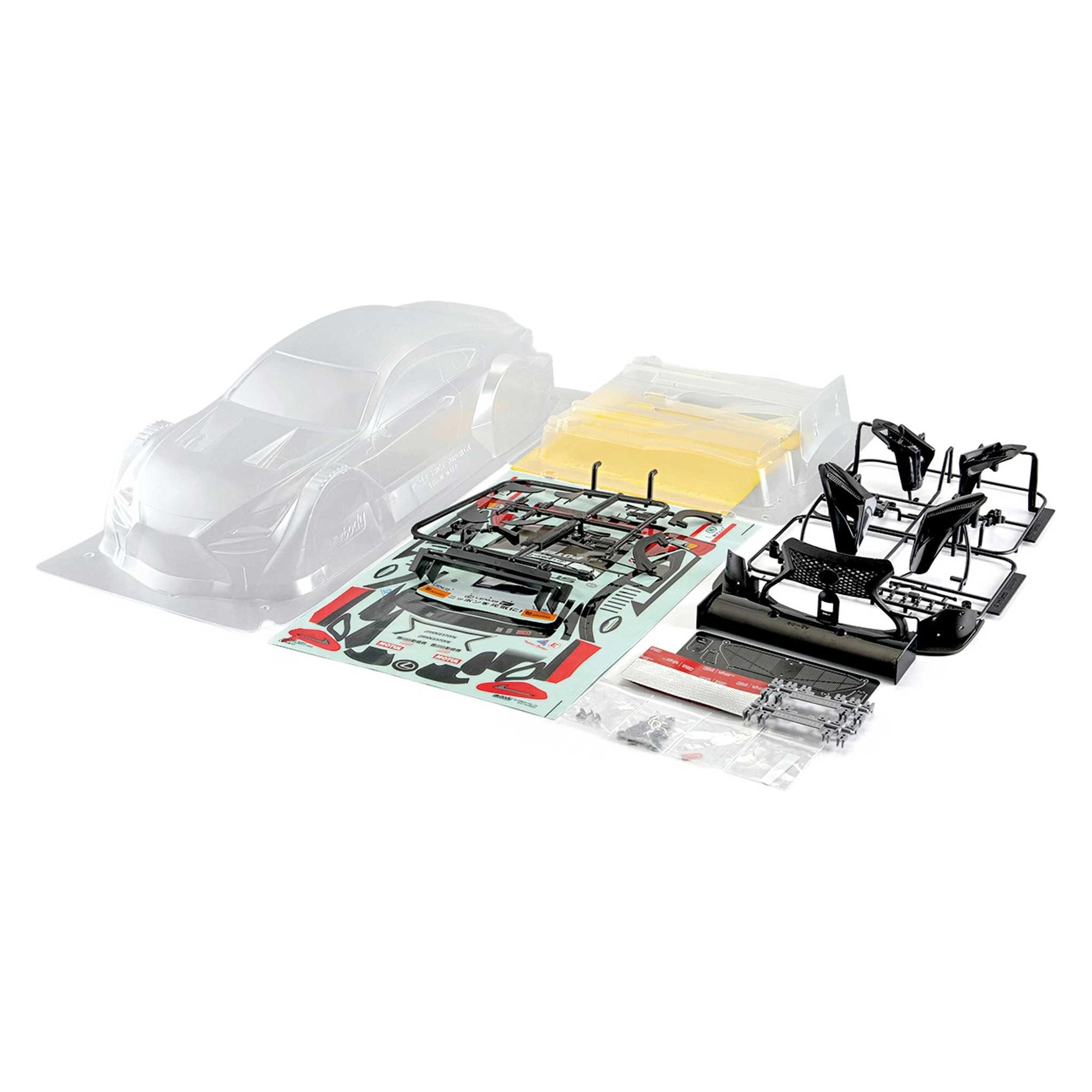 killerbody Denso Kobelco Sard Karosserie unlackiert 195mm Kit (KB48767)
