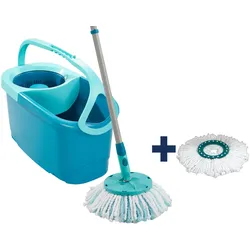 LEIFHEIT Clean Twist Disc Mop Ergo - türkis|grau|weiß
