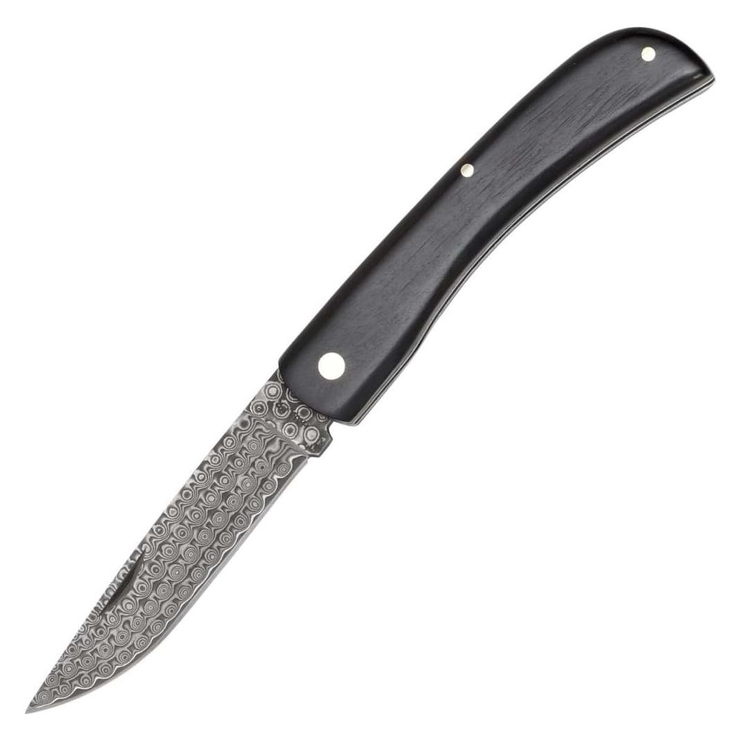 Haller Damast-Taschenmesser Ebenholz Rosenmuster (8 cm) (22604251)
