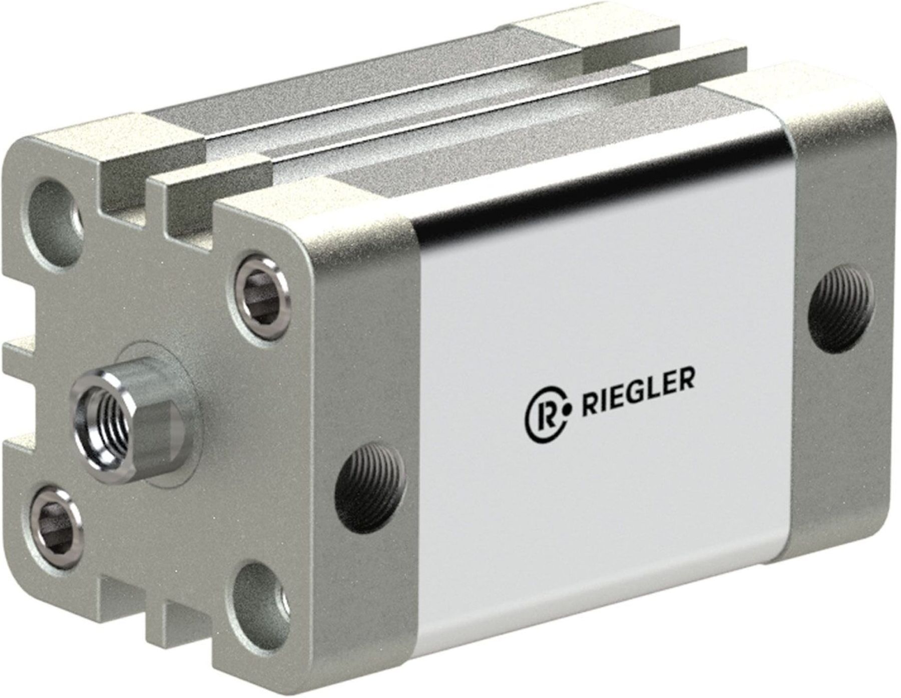 Riegler Kompaktzylinder, doppeltwirkend, IG, K-Ã˜40, Hub90, G1/8, ISO21287 (15.DMI.40090)