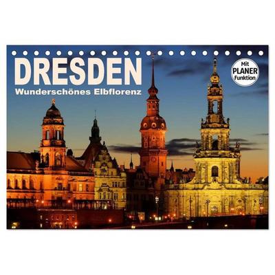Dresden - Wunderschönes Elbflorenz (Tischkalender 2026 DIN A5 quer), CALVENDO Monatskalender