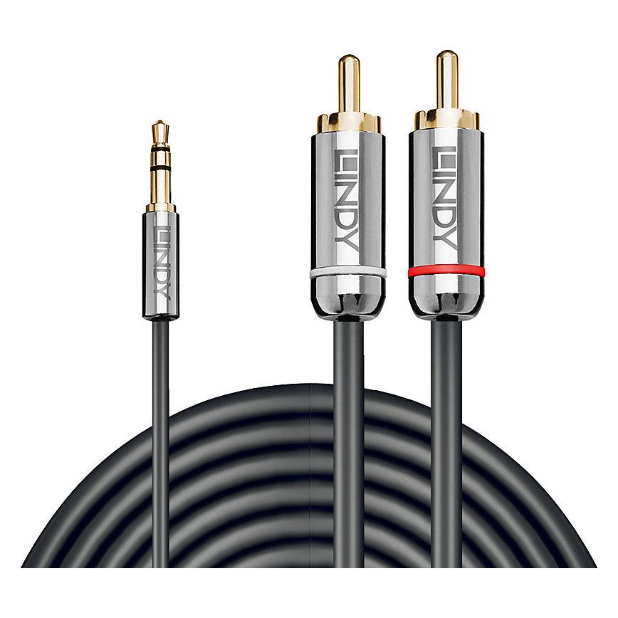 Lindy Cromo Line (5 m, AUX Kabel, Cinch Kabel) (35336)