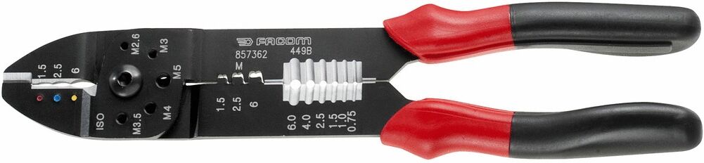 Pince à sertir standard pour cosses pré-isolées 240 mm FACOM 449BPB