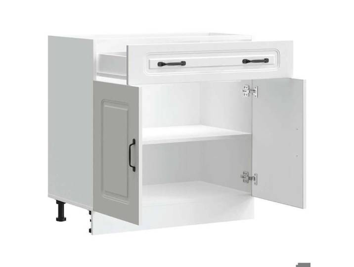 Promotion mai  * Armoire de cuisine - Buffet de cuisine - Kalmar blanc EU8989853497