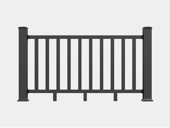 Garde-corps en composite - Kit de départ - H100 x L200 cm - Anthracite - GUARO