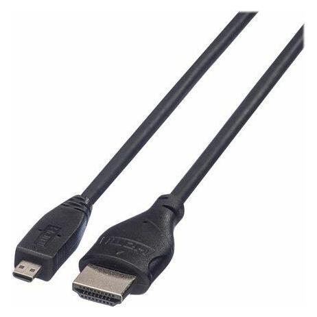 Roline Micro HDMI High Speed with Ethernet Kabel (2 m) (11.44.5581)