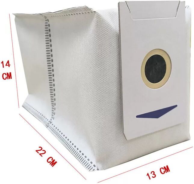 INF ECOVACS Staubsaugerbeutel für Roboterstaubsauger (6er-Pack) Weiß