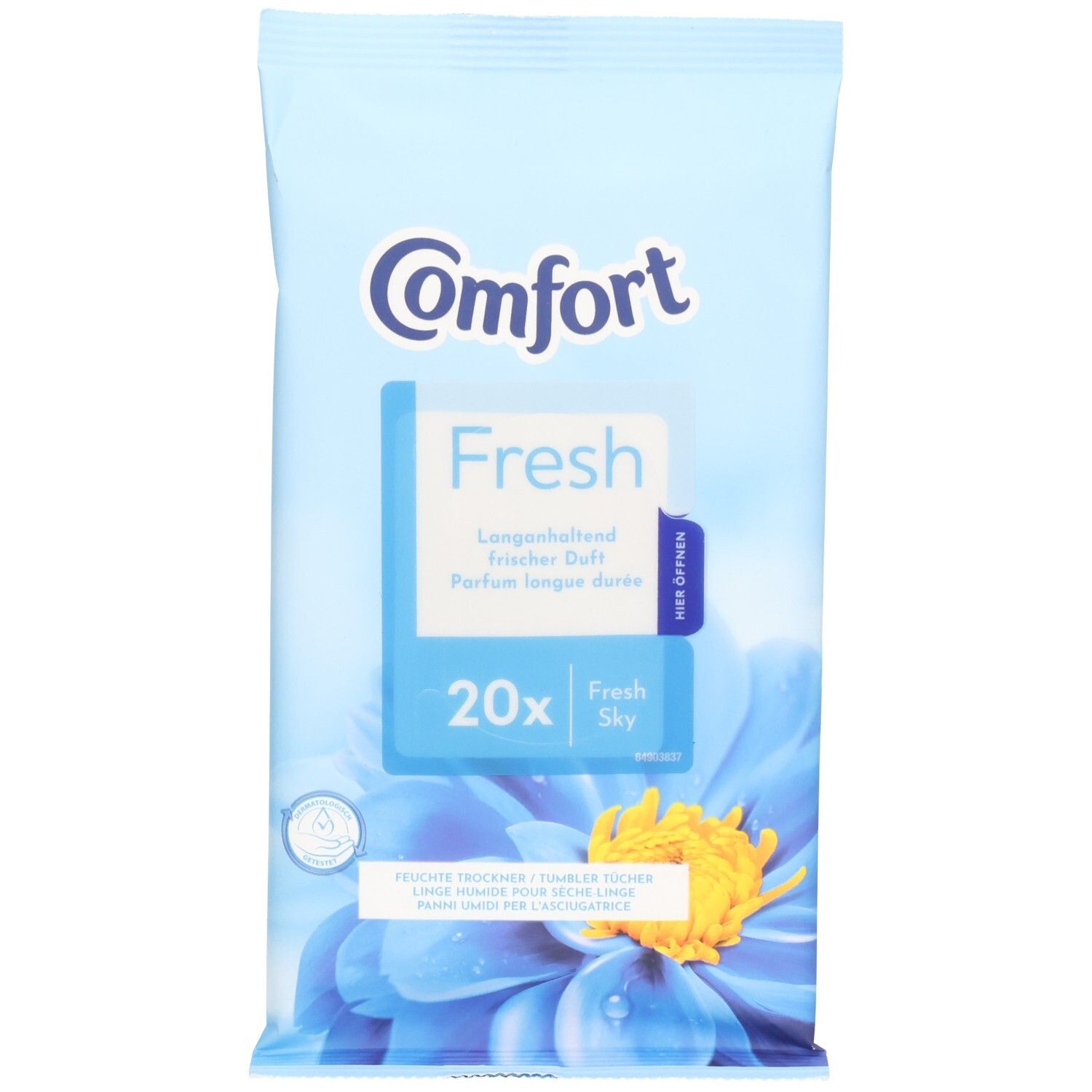 Comfort Trocknertücher Fresh Sky 20 Stk St Tücher