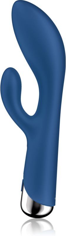 Satisfyer Spinning Rabbit 1 Rotating Shaft Vibrator mit Klitoris-Stimulator rotierend Blue 20 cm