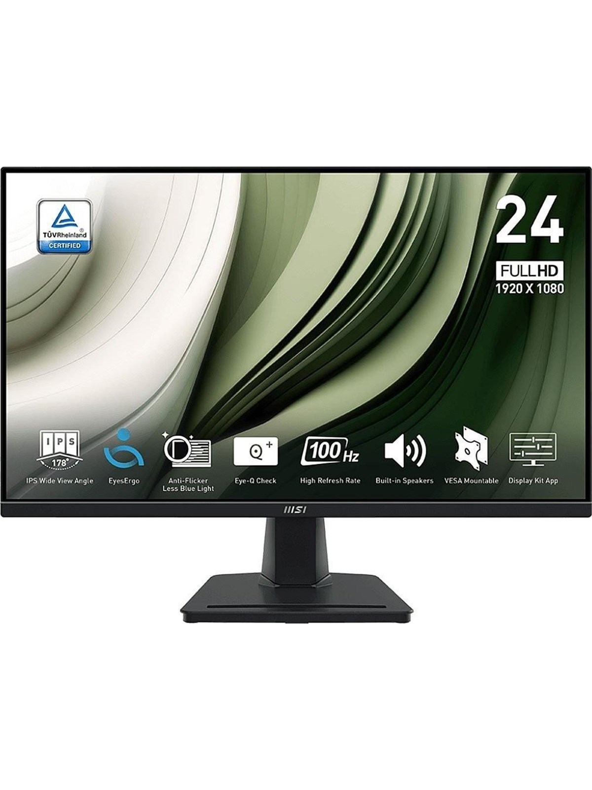 24" MSI PRO MP245G - 1920x1080 - 100Hz - IPS