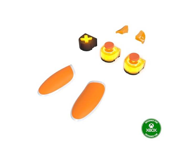 Thrustmaster ESWAP X LED ORANGE CRYSTAL PACK, Pack of 7 Backlit Orange Modules, NXG Mini-Sticks, Hot-Swap Feature, Compatible with ESWAP X PRO CONTROLLER, Xbox Series X,S and PC