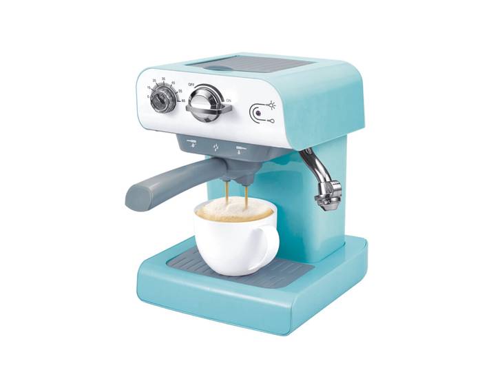 Spielzeug Espressomaschine 21 x 20 x 27 cm türkis/weiss
