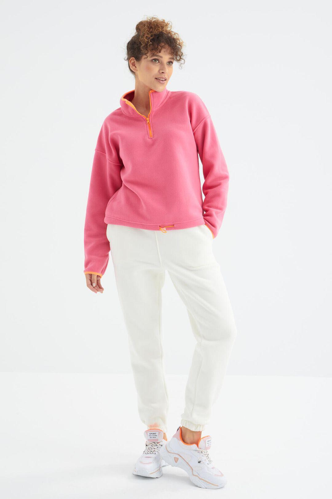 Dames Hoge Taille Fleece Joggingbroek