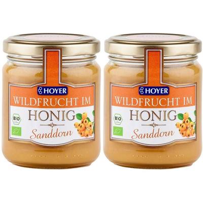 Hoyer Bio Wildfrucht im Honig, Sanddorn 2x 2x250 g