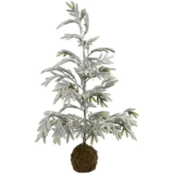 Chic Antique Künstllicher Tannenbaum mit Schnee & LED inkl. Timer, 85 cm