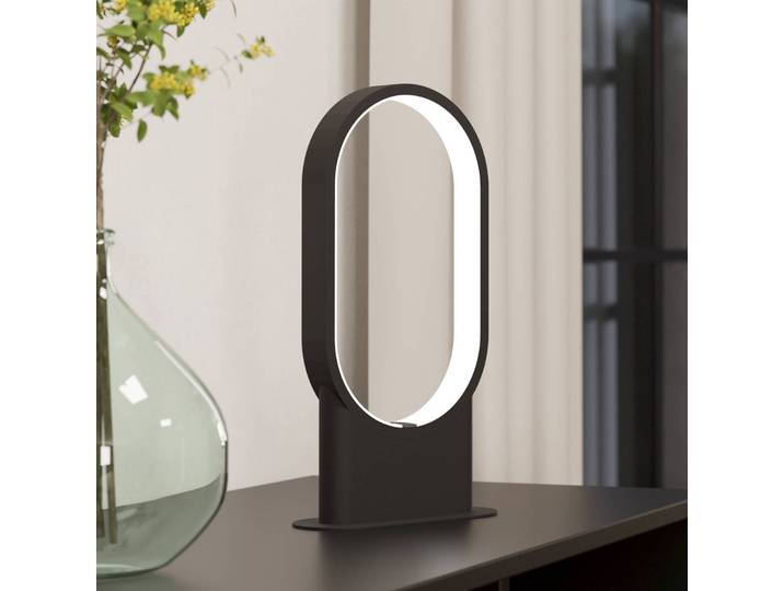 EGLO LED Tischlampe Codriales, schwarz, für Wohn- / Esszimmer, Aluminium, Modern