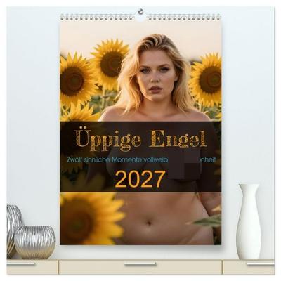 Üppige Engel (hochwertiger Premium Wandkalender 2027 DIN A2 hoch), Kunstdruck in Hochglanz