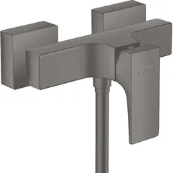hansgrohe Metropol Einhebel-Brausemischer Aufputz, Hebelgriff, 32560340, Farbe: Brushed Black Chrome