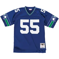 Mitchell & Ness, Herren, Sportshirt, NFL Legacy Jersey Seattle Seahawks 1987 Brian Bosworth - L (L), Blau