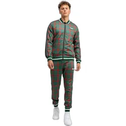 Lonsdale, Herren, Sportshirt, Edgware (L), Rot, Grün, Mehrfarbig, Weiss, Schwarz
