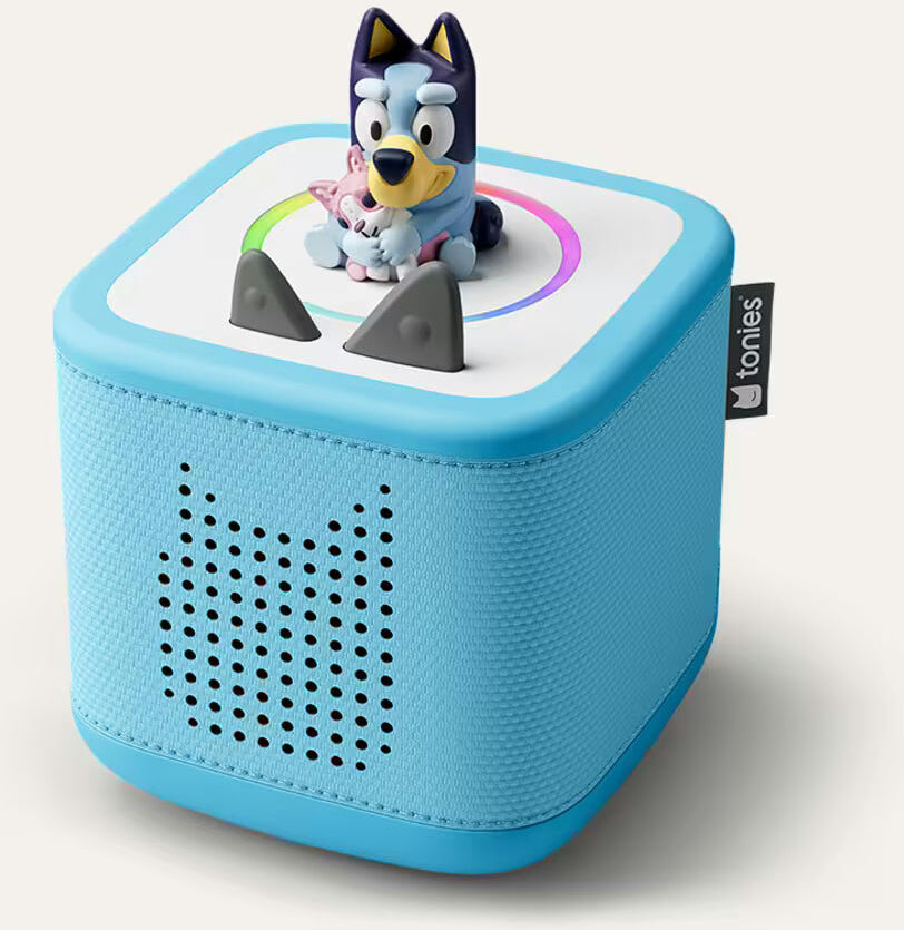 Tonies - Toniebox 2 Starter Set with Bluey Tonie - Blue for Kids, Screen-Free and Ad-Free, WiFi Required, Ages 3+
