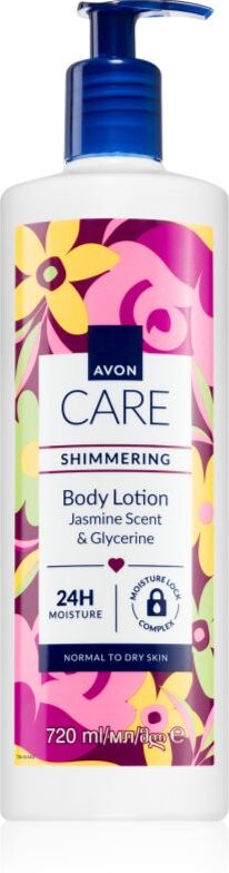 Avon Care Jasmine Scent & Glycerine lait scintillant pour peaux normales et sèches 720 ml