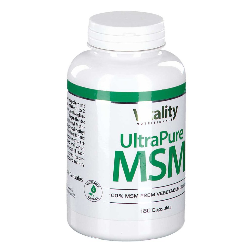 Vision Healthcare B.V. Vitality Nutritionals UltraPure MSM 2000 mg Kapseln 20102257