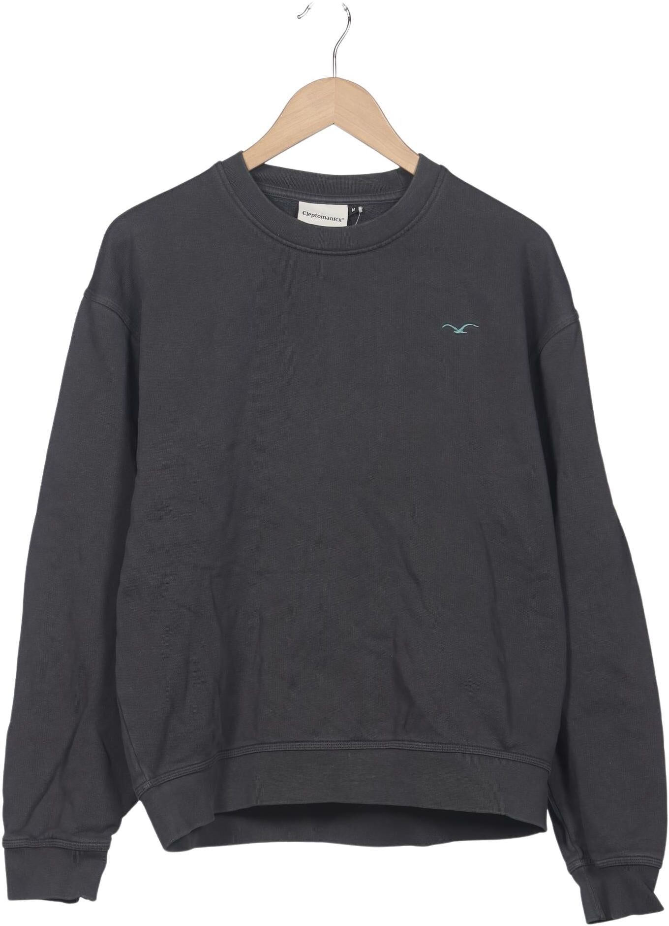 Cleptomanicx Herren Sweater, Grau, Gr. M, Baumwolle - Second Hand