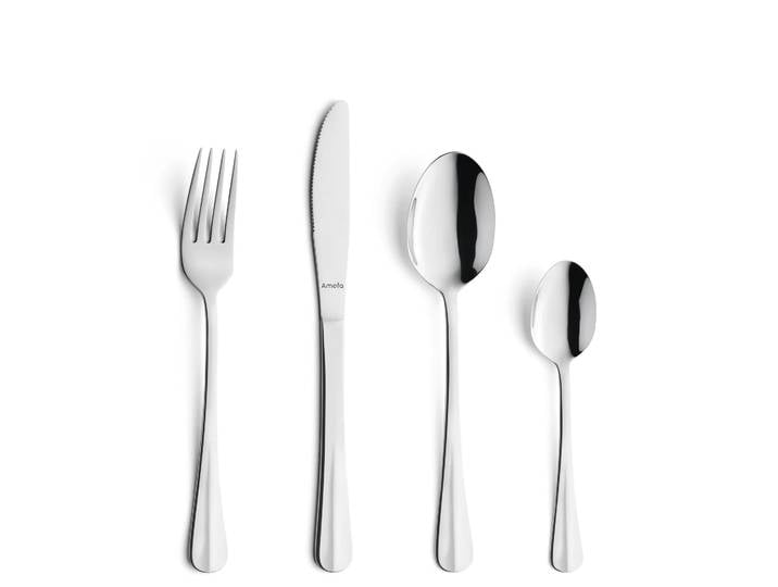 Amefa Set de couverts Napoli 24 pièces Acier inoxydable